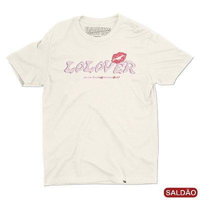 Lolover - Camiseta Basicona Unissex-Saldão