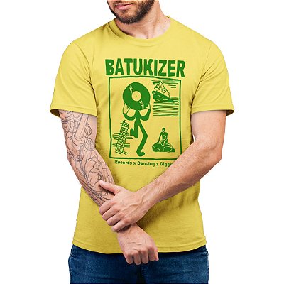 Batukizer Records - Camiseta Basicona Unissex
