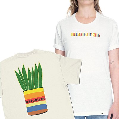 Espada de Ogum de Btkzr - FRENTE e COSTAS - Camiseta Basicona Unissex