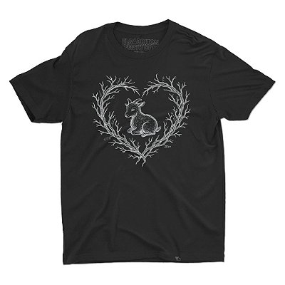 Coração Cabritinho - Camiseta Basicona Unissex