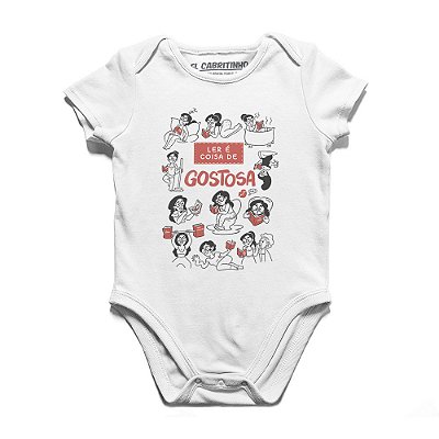 Ler é Coisa de Gostosa - AZMINA 25 - Body Infantil
