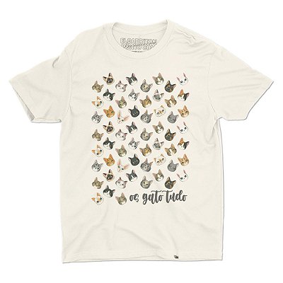 Os Gato Tudo - Camiseta Basicona Unissex