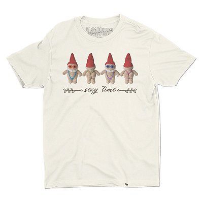 Gnomos de Dinorumi Craft - Camiseta Basicona Unissex