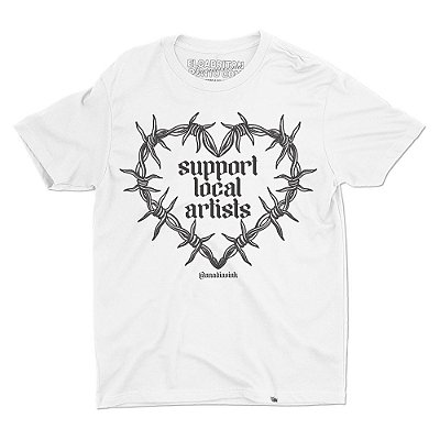Support Local Artists de Ana Dias - Camiseta Basicona Unissex