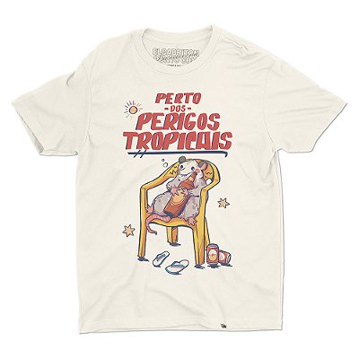 Perigos Tropicais - Camiseta Basicona Unissex