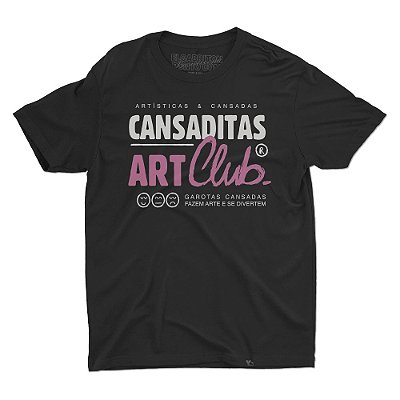 Cansaditas Art Club - Camiseta Basicona Unissex
