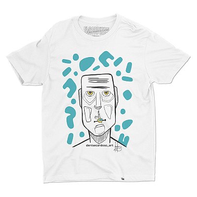 Estampa da Boca RQ - Camiseta Basicona Unissex