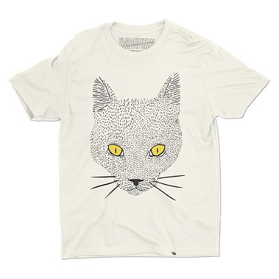Gato de Bruno Medeiros - Camiseta Basicona Unissex