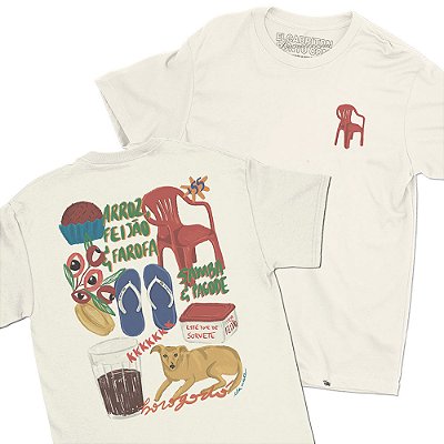 Brasil com S - FRENTE e COSTAS - Camiseta Basicona Unissex