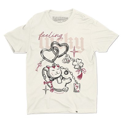 Feeling Lucky de 2 Hearts Club  - Camiseta Basicona Unissex
