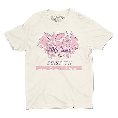 Pink Punk Parasite - Camiseta Basicona Unissex