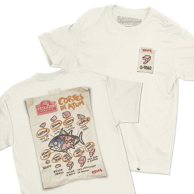 Atum de Katota - FRENTE e COSTAS - Camiseta Basicona Unissex