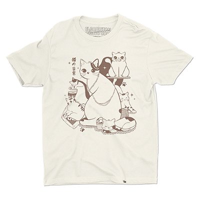 Gatitos de Ilustrajubalu - Camiseta Basicona Unissex