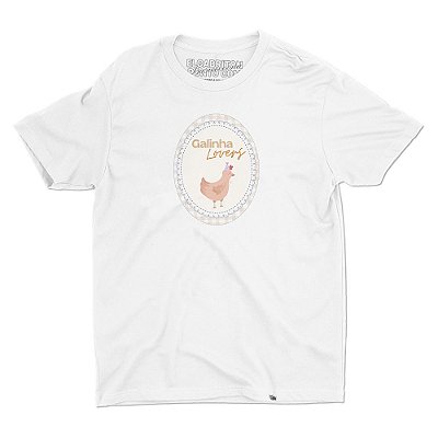 Galinha Lovers - Camiseta Basicona Unissex