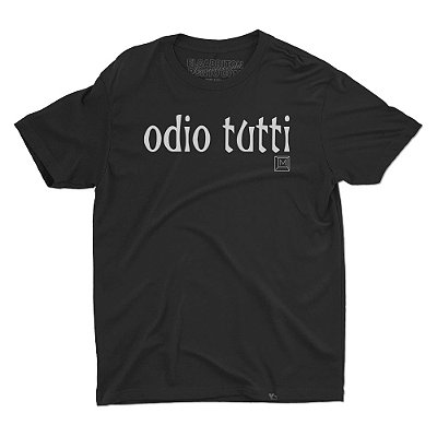 Odio Tutti - Camiseta Basicona Unissex