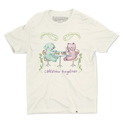 Cafézinho Together - Camiseta Basicona Unissex