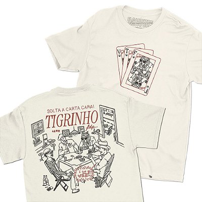 Tigrinho de VendeTudoFamília - FRENTE e COSTAS - Camiseta Basicona Unissex