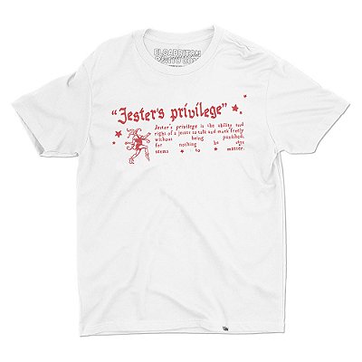 Jester's Privilege - Camiseta Basicona Unissex