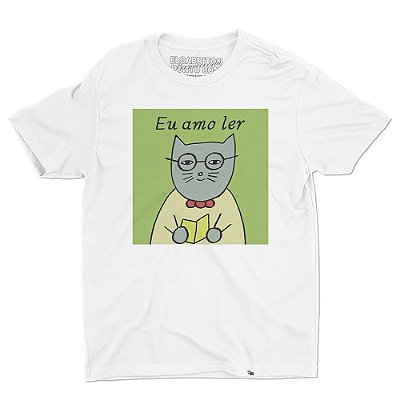Eu Amo Ler - Camiseta Basicona Unissex