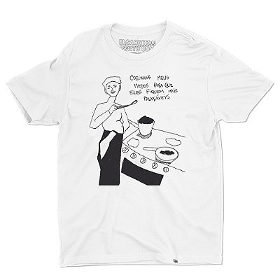 Cozinhar Meus Medos - Camiseta Basicona Unissex