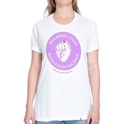 Mulheres Vivas - Camiseta Basicona Unissex