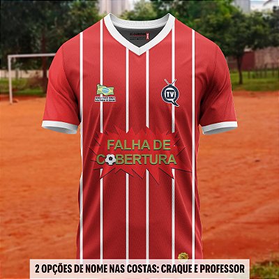 Pré-venda Falha de Cobertura - Camisa Time de Varzea Vermelha