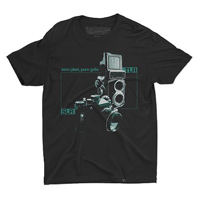 Zero Pixel, Puro Grão - Camiseta Basicona Unissex