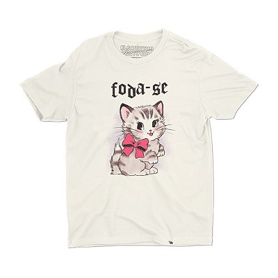 Gatinho de Carol Carretto - Camiseta Basicona Unissex