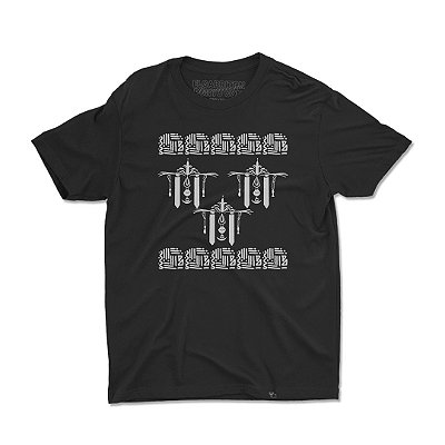 Máscaras de Catarina Cibim - Camiseta Basicona Unissex