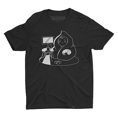 Prefiro Ficar em Casa  - Camiseta Basicona Unissex