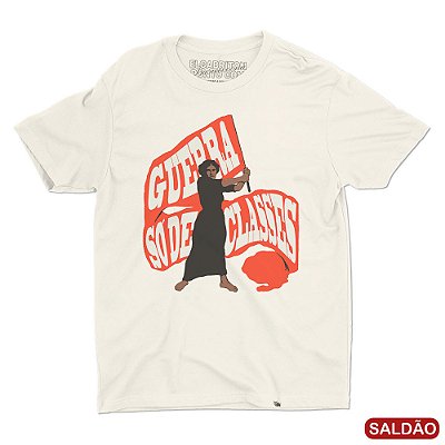 Guerra Só de Classes  - Camiseta Basicona Unissex-Saldão