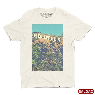 Hollyfuck - Camiseta Basicona Unissex-Saldão