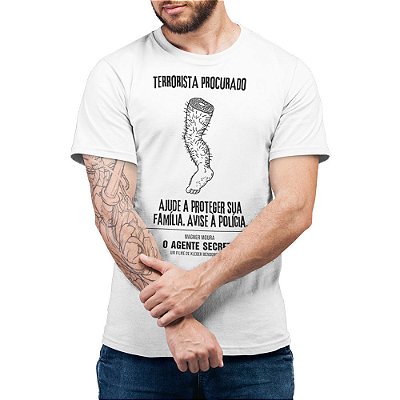 Terrorista Procurado - Camiseta Basicona Unissex
