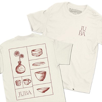 Juba - FRENTE e COSTAS - Camiseta Basicona Unissex