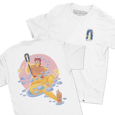 Caminhos Abertos - FRENTE e COSTAS - Camiseta Basicona Unissex