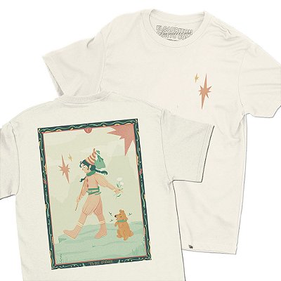 The Fool de Jubarte - FRENTE e COSTAS - Camiseta Basicona Unissex