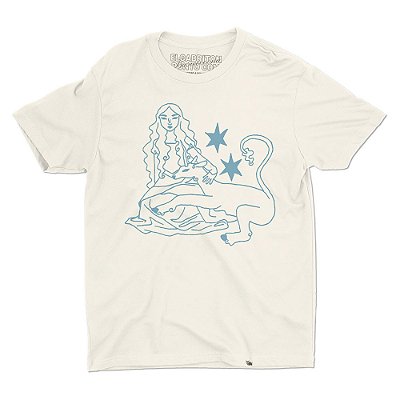 Dama e Unicórnio - Camiseta Basicona Unissex