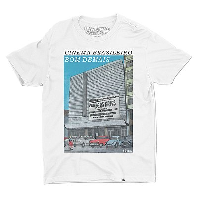 Cinema Brasileiro de Clabê - Camiseta Basicona Unissex