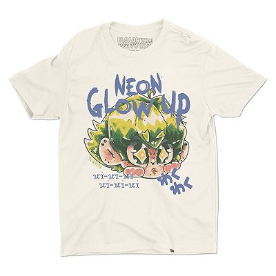 Neon Glow Up - Camiseta Basicona Unissex