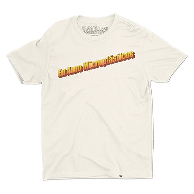 Eu Amo Microplásticos - Camiseta Basicona Unissex