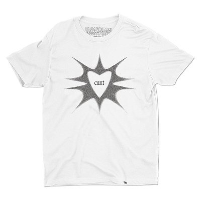 Cunt Heart - Camiseta Basicona Unissex