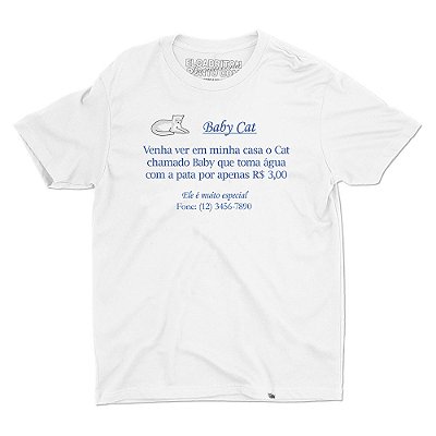Baby Cat de Gambriel  - Camiseta Basicona Unissex