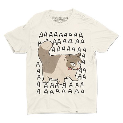 Gato AAAA - Camiseta Basicona Unissex