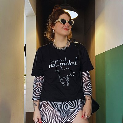 Pais do Nu Metal - Camiseta Basicona Unissex