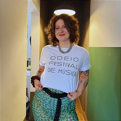 Odeio Festival de Música - Camiseta Basicona Unissex
