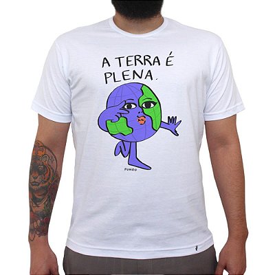A Terra Ã© Plena - Camiseta ClÃ¡ssica Masculina