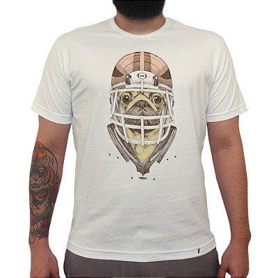 American Football Pug - Camiseta Clássica Masculina