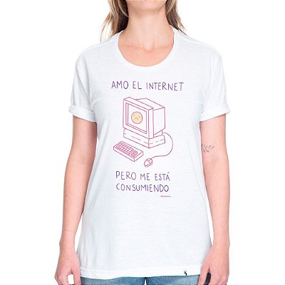 Amo El Internet - Camiseta Basicona Unissex