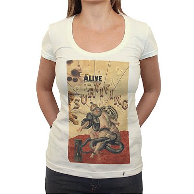 Are You Alive or Just Surviving - Camiseta Clássica Feminina