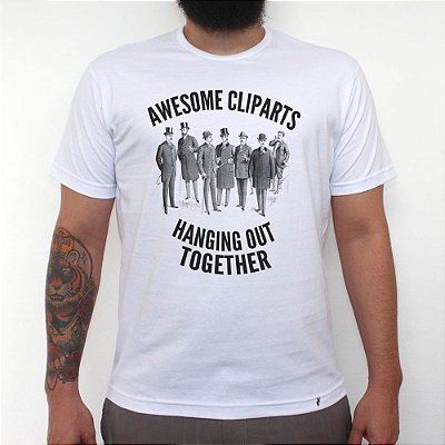 Awesome Cliparts - Camiseta Clássica Masculina